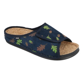 Inblu női cipő 155D115 sötétkék zöld 1