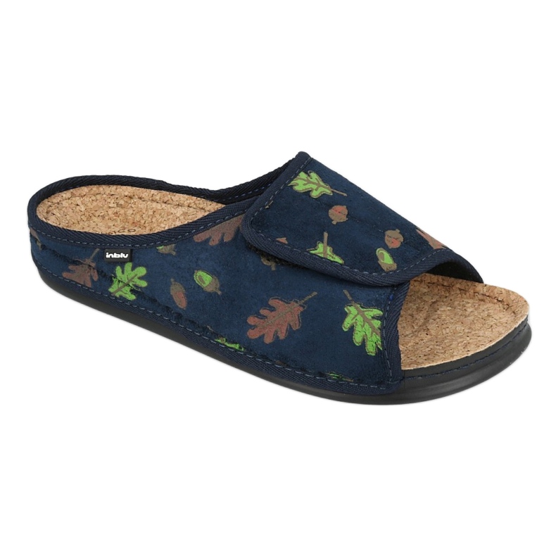 Inblu női cipő 155D115 sötétkék zöld 1