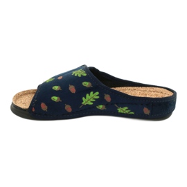 Inblu női cipő 155D115 sötétkék zöld 2