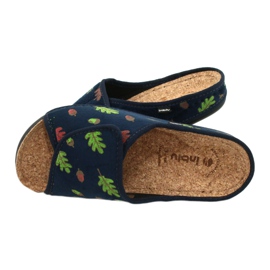 Inblu női cipő 155D115 sötétkék zöld 5