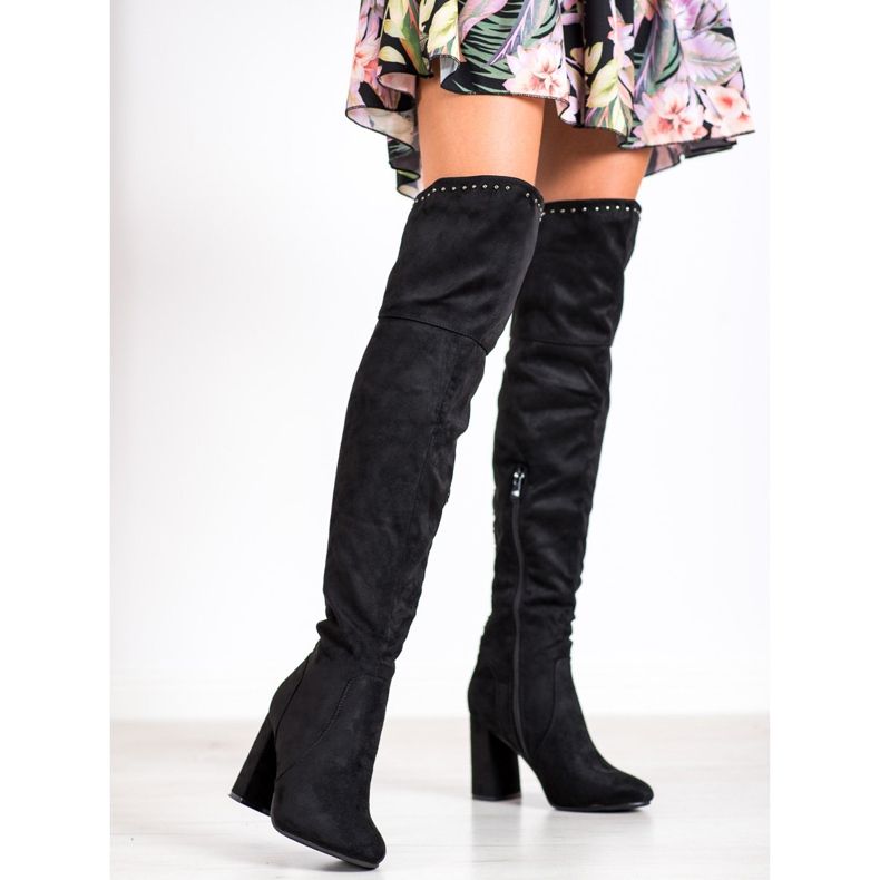 Balada Elegáns a térd felett fekete 1