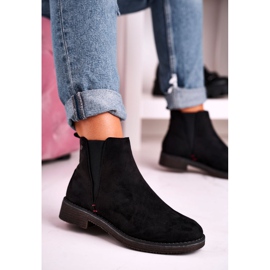 Klasszikus női Jodhpur csizma Suede Black Heather fekete 2