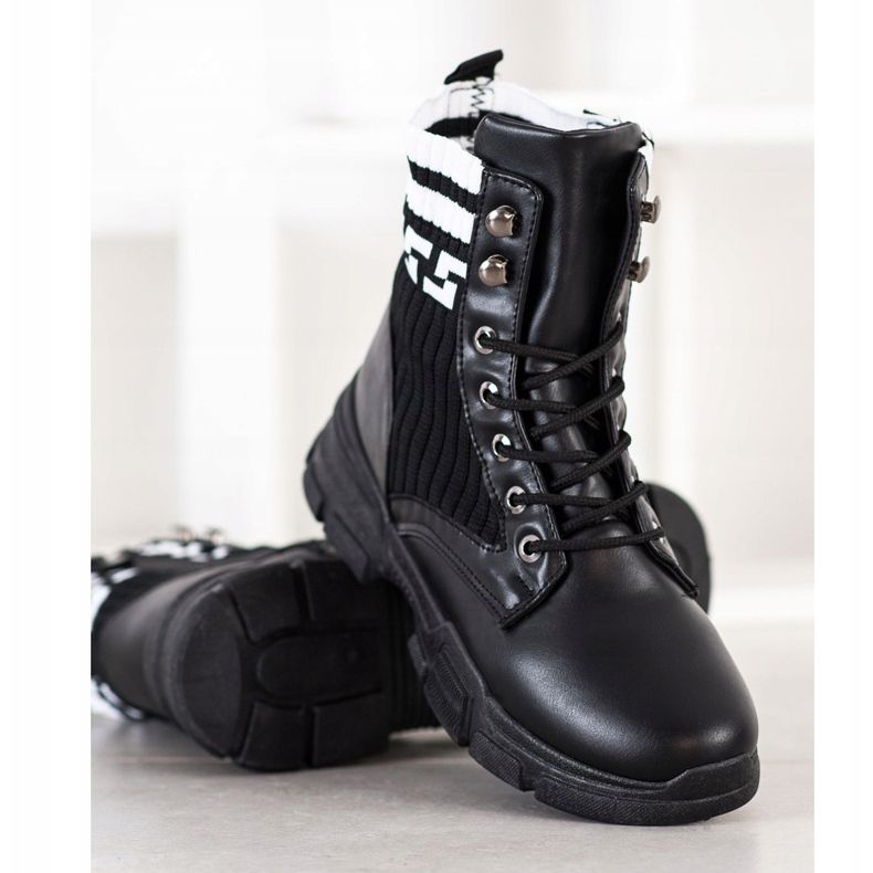 SHELOVET Csipkés divatmunkások fehér fekete 1