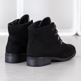 Goodin Elegáns fűzős csizma fekete ezüst 1 Goodin Elegáns fűzős csizma fekete ezüst 1