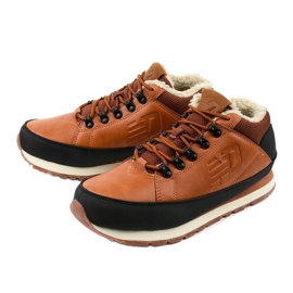 Greenfury férfi szigetelt teves sportcipő barna sokszínű 2