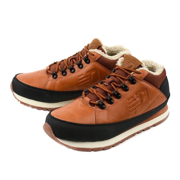 Greenfury férfi szigetelt teves sportcipő barna sokszínű 2