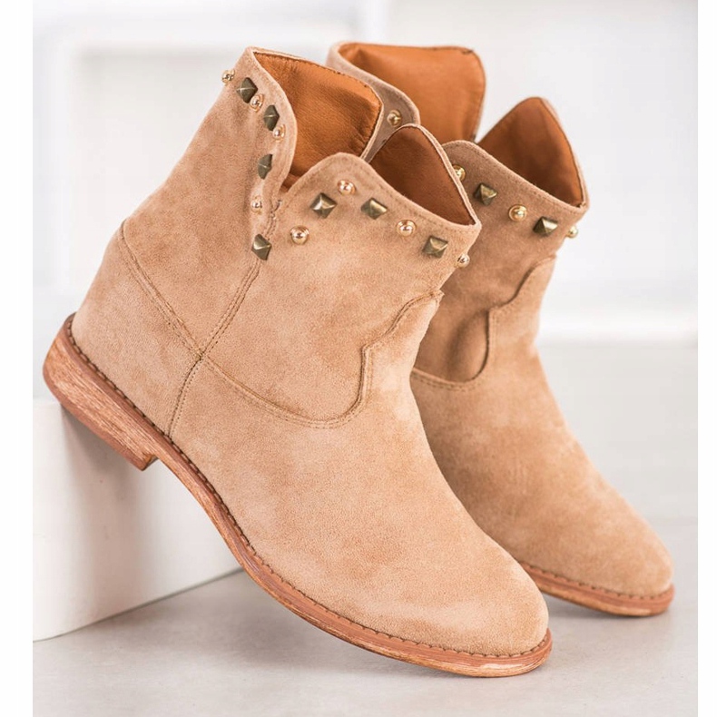 Bella Paris Meleg bézs cowboy csizma 2