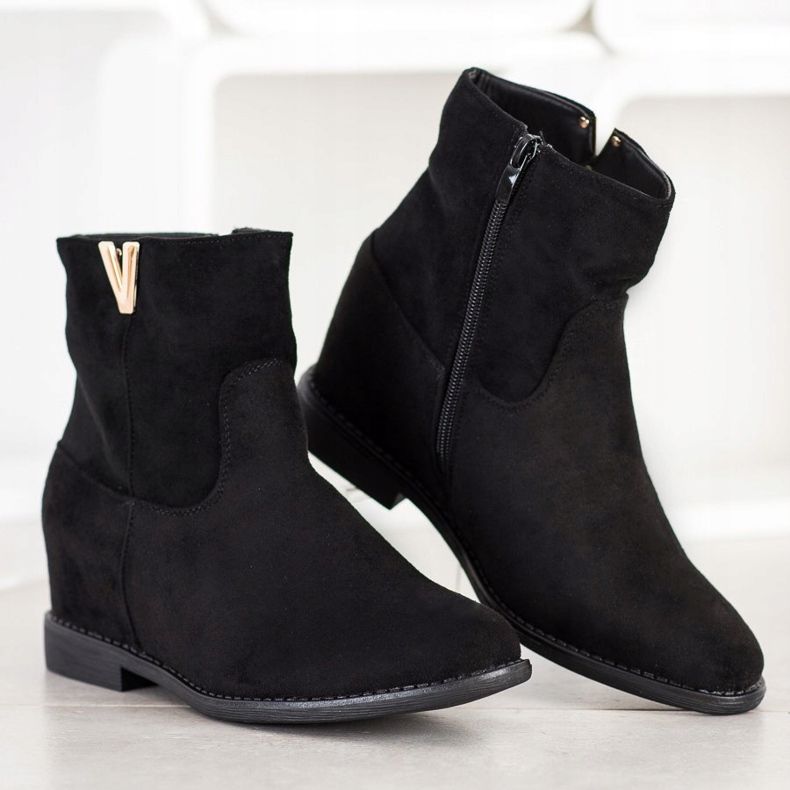 Sergio Todzi Elegáns ékcsizma fekete 1