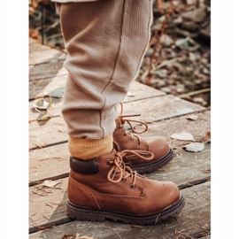 Apawwa Gyermek fiú barna csizma Moa csizma 1