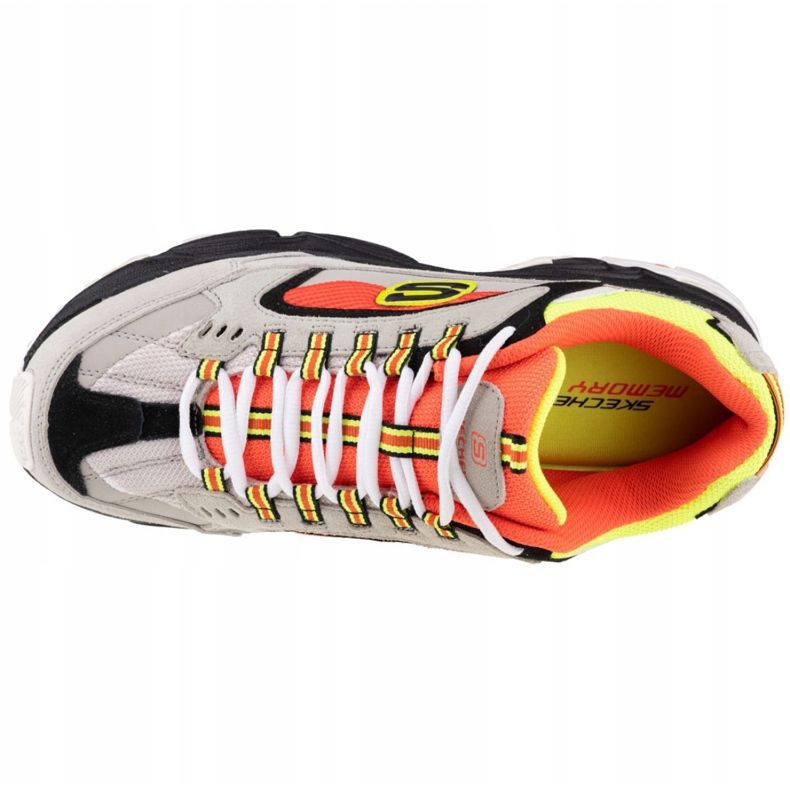 Skechers Stamina-Cutback M 51286-GYOR narancssárga szürke sokszínű 2