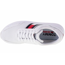 Cipő Tommy Hilfiger Flexi Perf Leather Runner M EM0EM00580-YBR fehér 2 Cipő Tommy Hilfiger Flexi Perf Leather Runner M EM0EM00580-YBR fehér 2