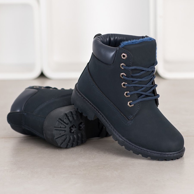 BOSHIMAO Navy Blue Tie Trappers sötétkék 1