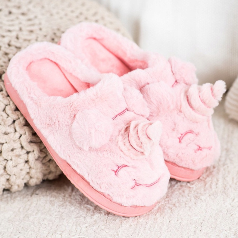 Bona Női egyszarvú papucs rózsaszín 2 Bona Női egyszarvú papucs rózsaszín 2