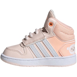 Adidas Hoops Mid Jr FW4924 cipő rózsaszín 1