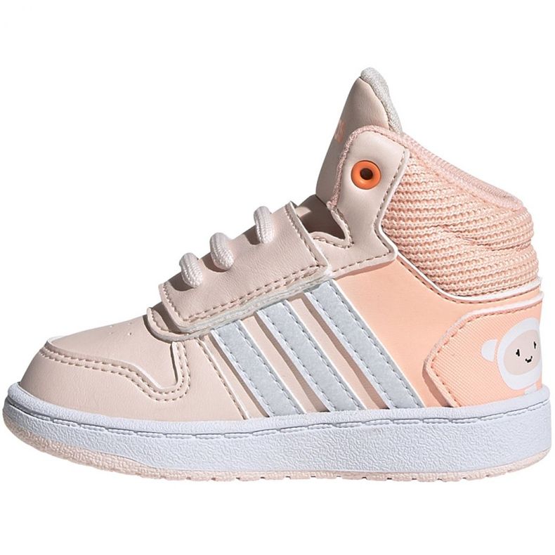 Adidas Hoops Mid Jr FW4924 cipő rózsaszín 1