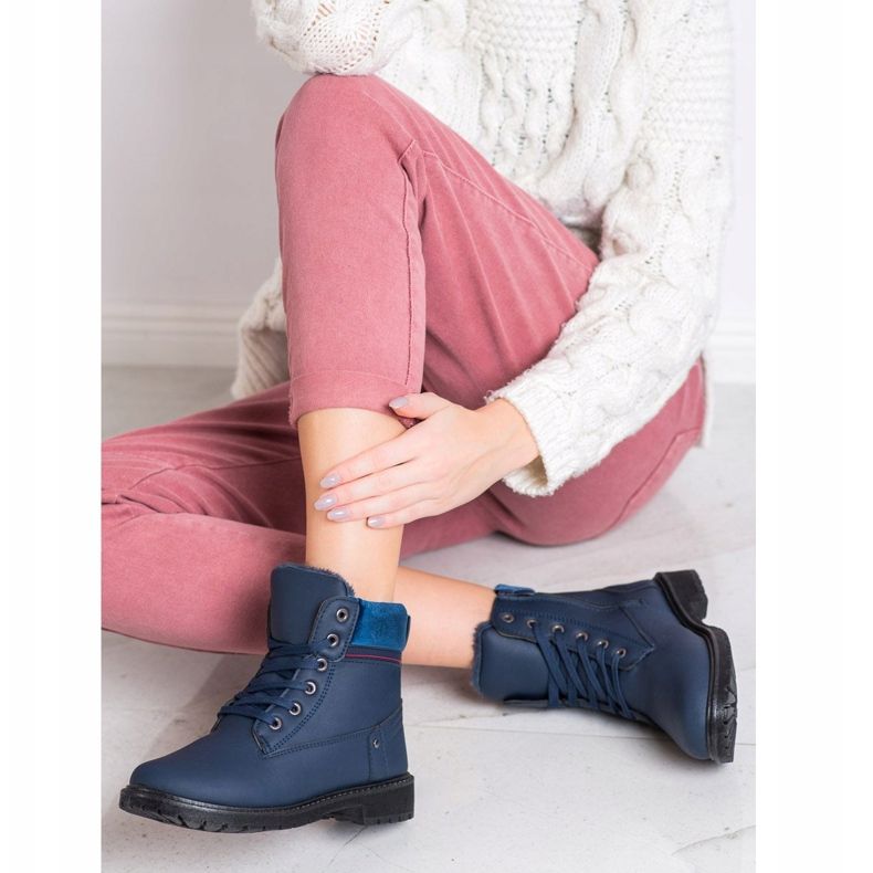 Sport Stílusos Navy Blue Trappers sötétkék 1