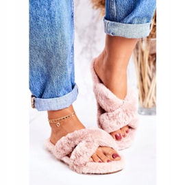 FRJ Női papucs Fur papucs Világosbarna Cozy Time 1