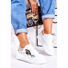 Női sportcipők Fly White Golden Amour fehér 2