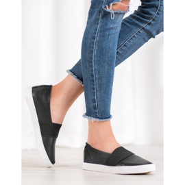 Bona Slip On Cipők fekete 2