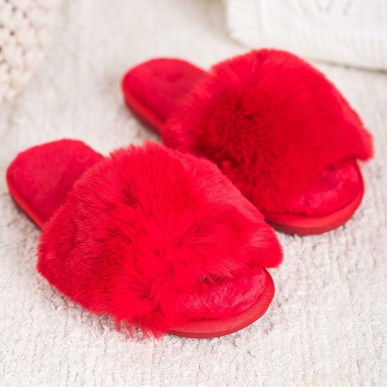 Bona Stílusos piros papucs 2