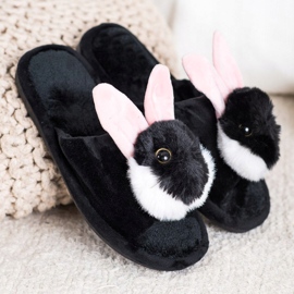 Bona Nyuszi papucs fekete 1