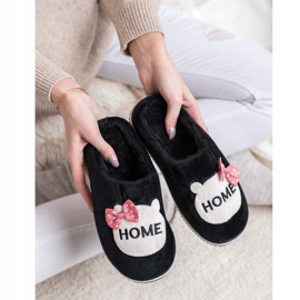 Bona Otthoni papucs fekete 2