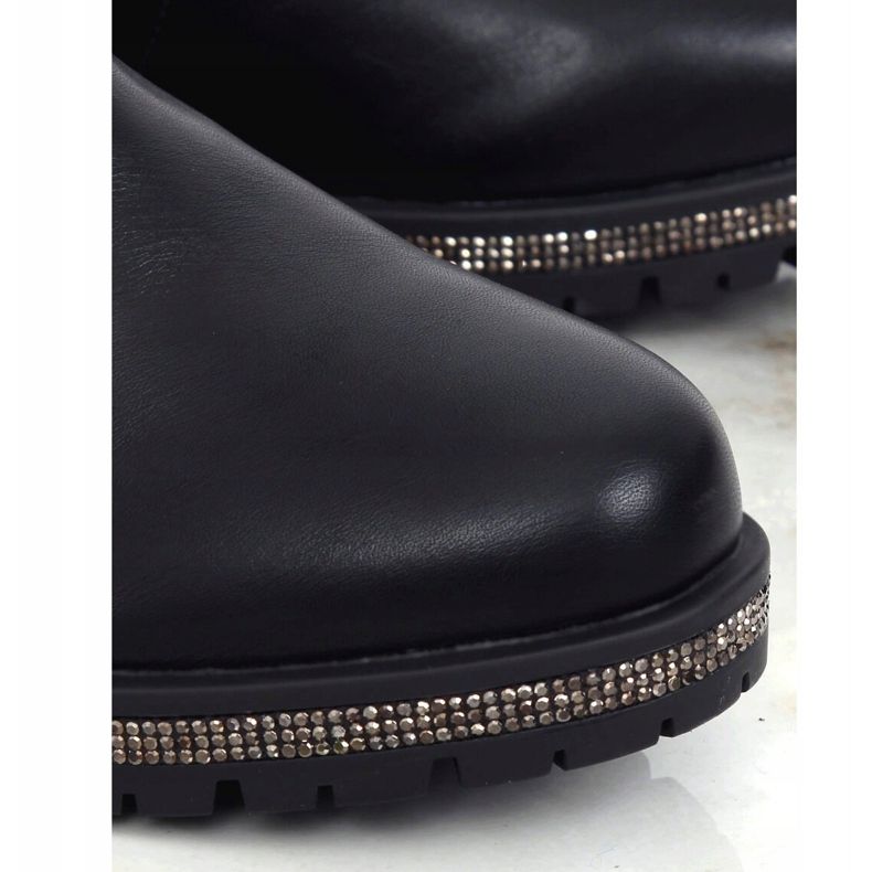 Fekete női lovaglócsizma SG-501 Fekete 1