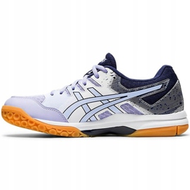 Asics Gel Rocket 9 fehér-lila női röplabda cipő 1072A034 103 1