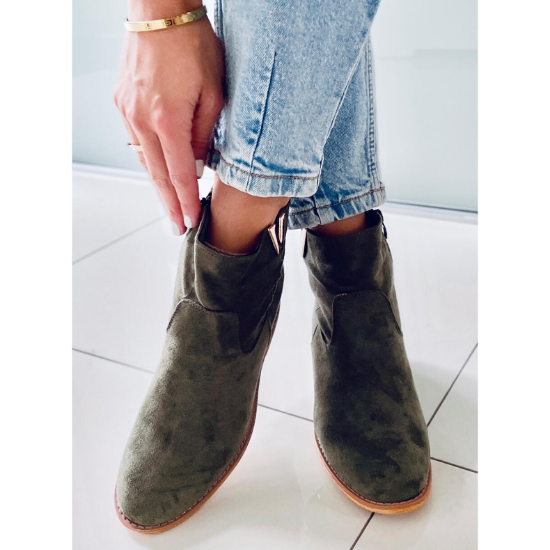 Zöld ZT1013 Zöld csizma egy rejtett égen 2