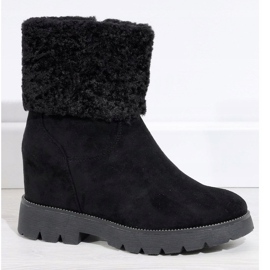 Fekete velúr szigetelésű csizma a Bodri -tól 1