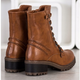 Super Mode Csipkés barna munkások 1