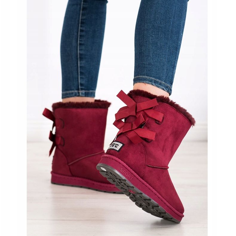 Bona Maroon Mukluki íjakkal piros 1