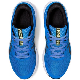 Asics Patriot 12 Gs Jr 1014A139 401 futócipő fekete kék 1