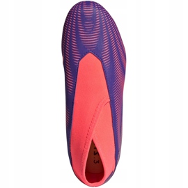 Adidas Nemeziz.3 Ll Fg Jr EH0583 futballcipő narancs, lila, rózsaszín ibolya 1