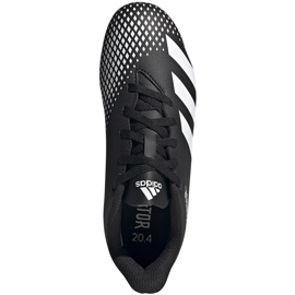 Adidas Predator 20.4 FxG Junior FW9221 futballcipő fekete fekete 1