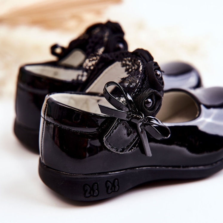 Apawwa Gyermek balerinák tépőzáras csipkével Fekete Evelyn 2 Apawwa Gyermek balerinák tépőzáras csipkével Fekete Evelyn 2