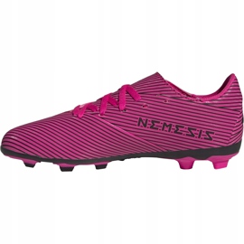 Adidas Nemeziz 19.4 FxG Junior rózsaszín futballcipő F99949 1