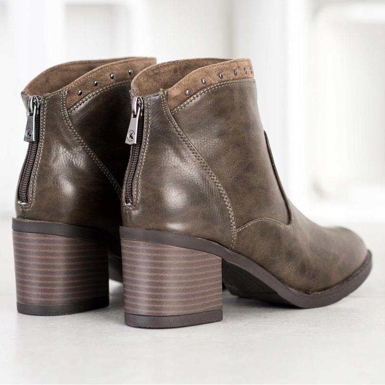 Kylie Alkalmi öko bőr csizma barna 1