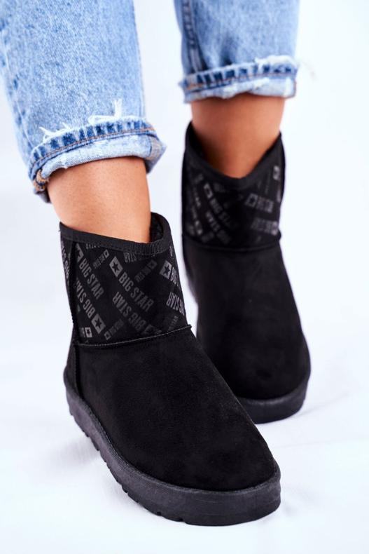 Női fekete meleg hócsizma Big Star GG274556 1