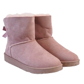 Meleg rózsaszín eskimo csizma B194-1 1