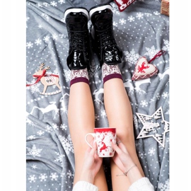 SHELOVET Kényelmes hócsizma fekete 1