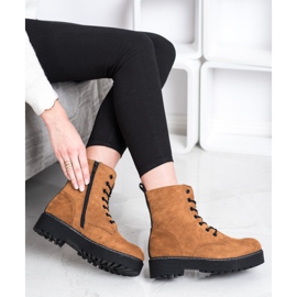 SHELOVET Suede Trappers a platformon barna 1 SHELOVET Suede Trappers a platformon barna 1