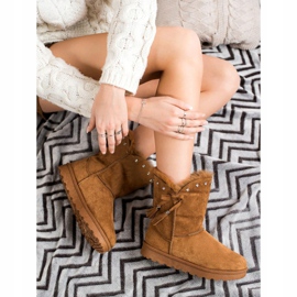 SHELOVET Teve Mukluki köbös cirkónium -dioxiddal barna 1