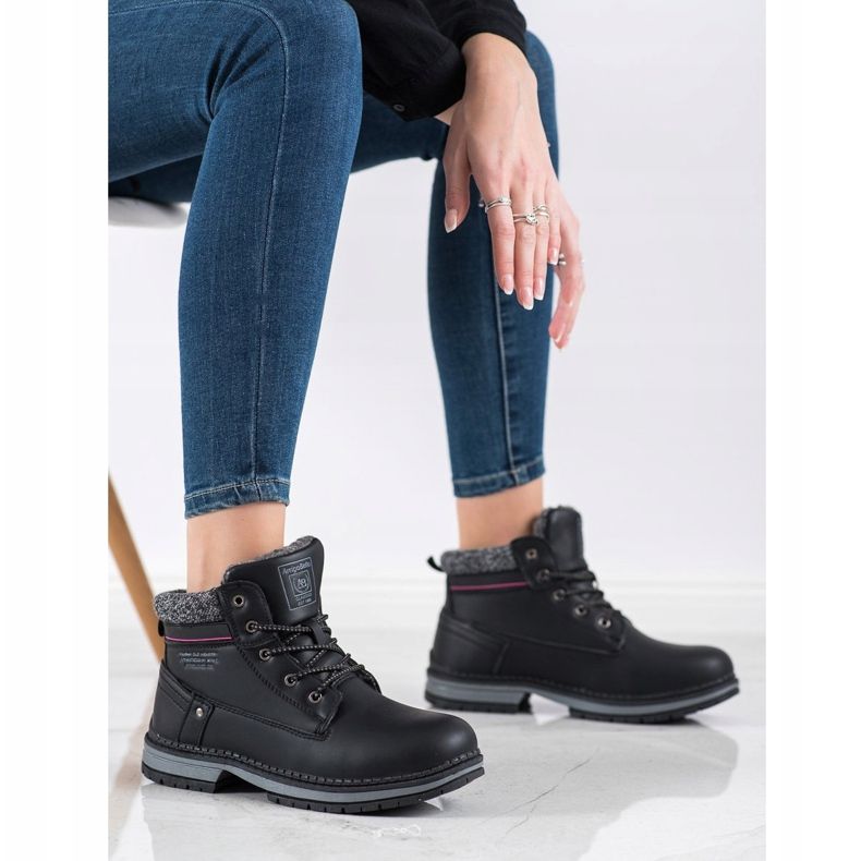 Arrigo Bello Kötött csizma felmelegedéssel fekete 1