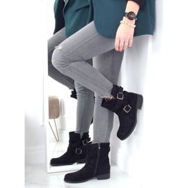 Fekete női fekete csizma 8037-PA Black 2