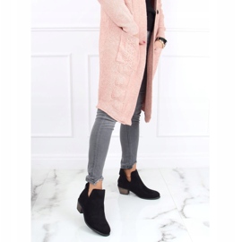 Fekete csizma, kivágott fekete CM-8M4-1 fekete 2