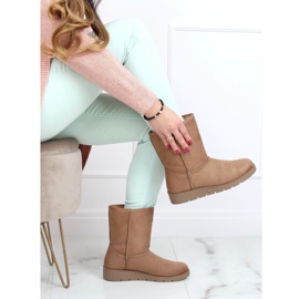Bézs emuses nőknek K1838403 Taupe 2