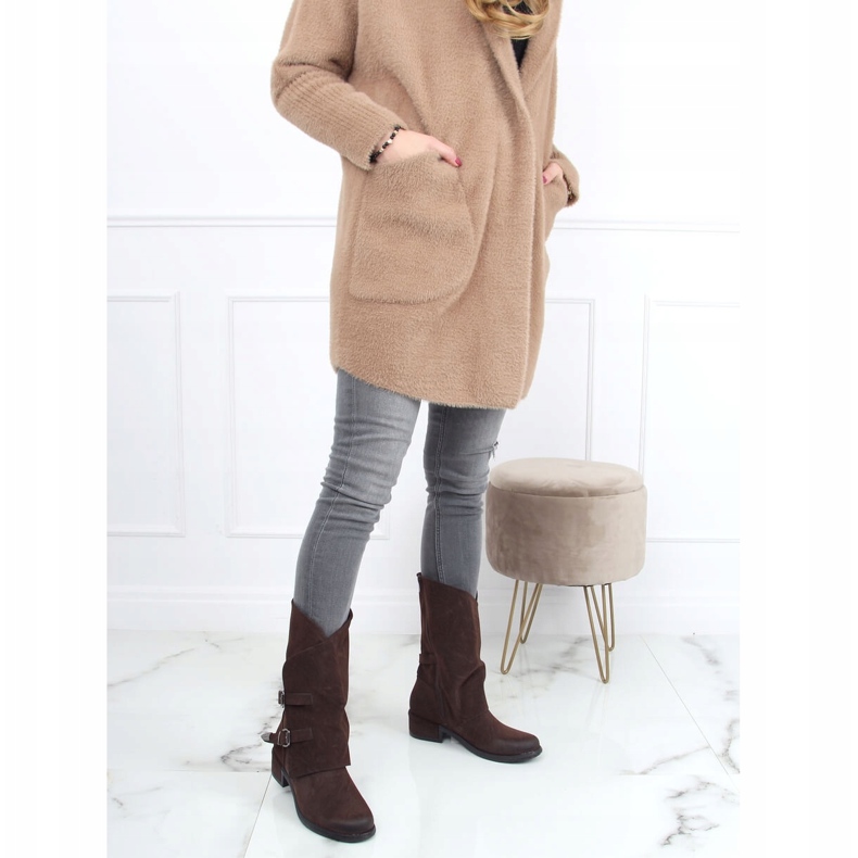 Katonai barna csizma ST-33P Barna 2