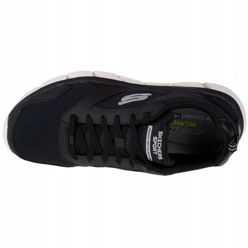 Skechers Skech-Flex 3.0 M 52844-BKW Cipő fekete 2