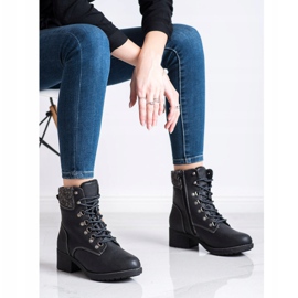 Queentina Meleg csizma a poszton fekete szürke 1 Queentina Meleg csizma a poszton fekete szürke 1